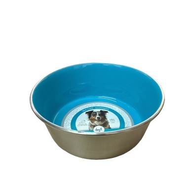 קערת נירוסטה בציפוי אמייל במגוון צבעים 1.15 ליטר (כלבים בינוניים/גדולים)