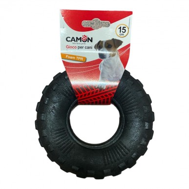 צעצוע לכלב דמוי צמיג חזק במיוחד קוטר 15 ס"מ 