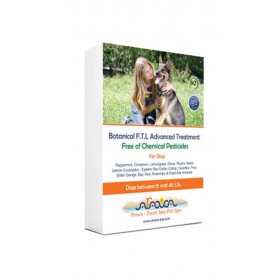 אמפולות לפרעושים בוטניות לכלבים בינוניים