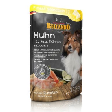 בלקנדו - מחית מזון רטוב עוף, אורז, גזר וקישוא 125 גרם