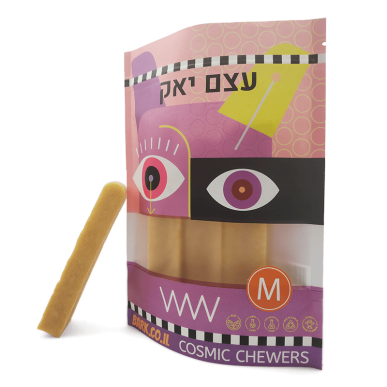 עצמות יאק לכלבים מידה מדיום - 2 יחידות