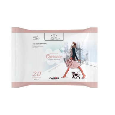 מגבונים לכלבים טבעיים, לניקוי הגוף וכפות הרגליים בניחוח פרחים