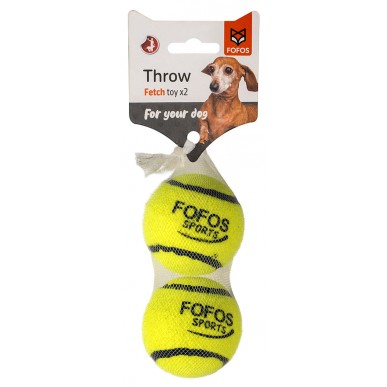 FOFOS -  זוג כדורי טניס מצפצפים במידה L 
