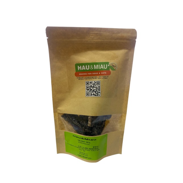 האו ומיאו - מקלות לעיסה וושט בקר 70 גרם