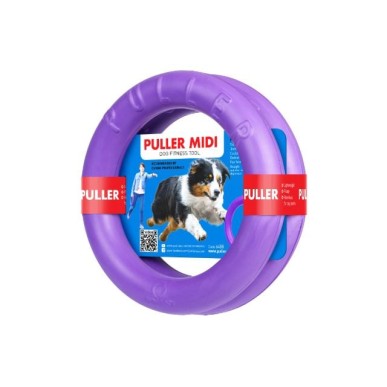 פולר מידי - זוג טבעות משחק לכלבים בינוניים