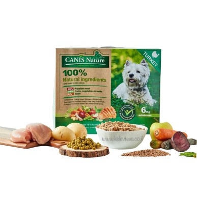 קאניס נייצ'ר הודו וירקות 6 ק"ג