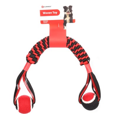 Flamingo - צעצוע משיכה ואימון עם שני כדורי טניס 