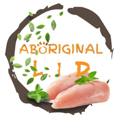 אבוריג'ינל L.I.D - עוף ועשבי תיבול 5 ק"ג (מזון קפוא)