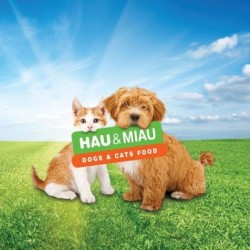 מזון טבעי לכלבים וחתולים של חברת האו ומיאו